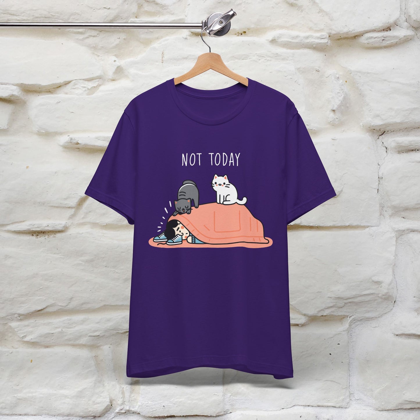 "Not Today" Cat T-shirt for Men & Women| 100% Cotton 🐾