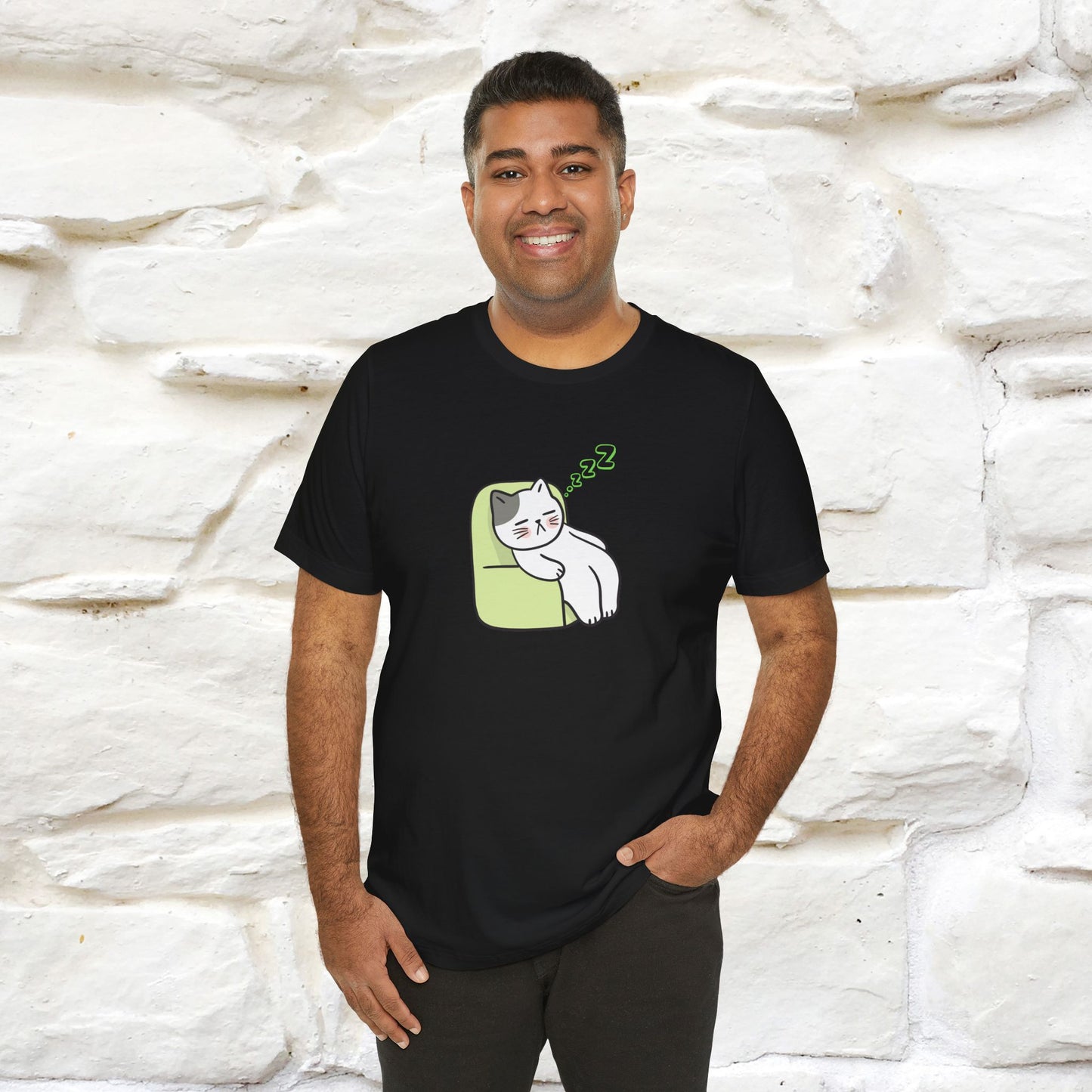 "Keep going… the couch isn’t going to nap on itself." Cat T-Shirt| Front & Back Design | Nunu&Miao Studio