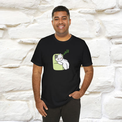 "Keep going… the couch isn’t going to nap on itself." Cat T-Shirt| Front & Back Design | Nunu&Miao Studio