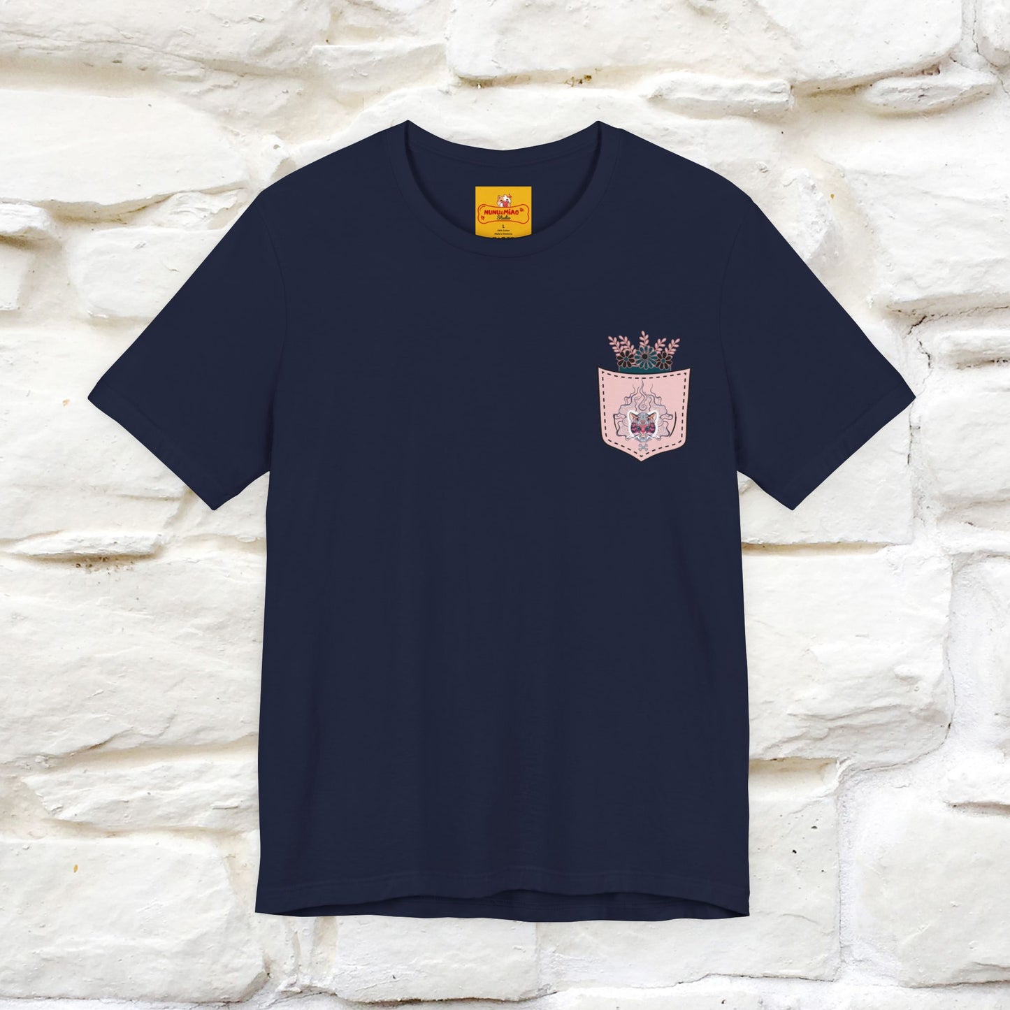 ''Air Fire Cat'' | Cat T-Shirt Front and Back Design | Nunu&Miao Studio