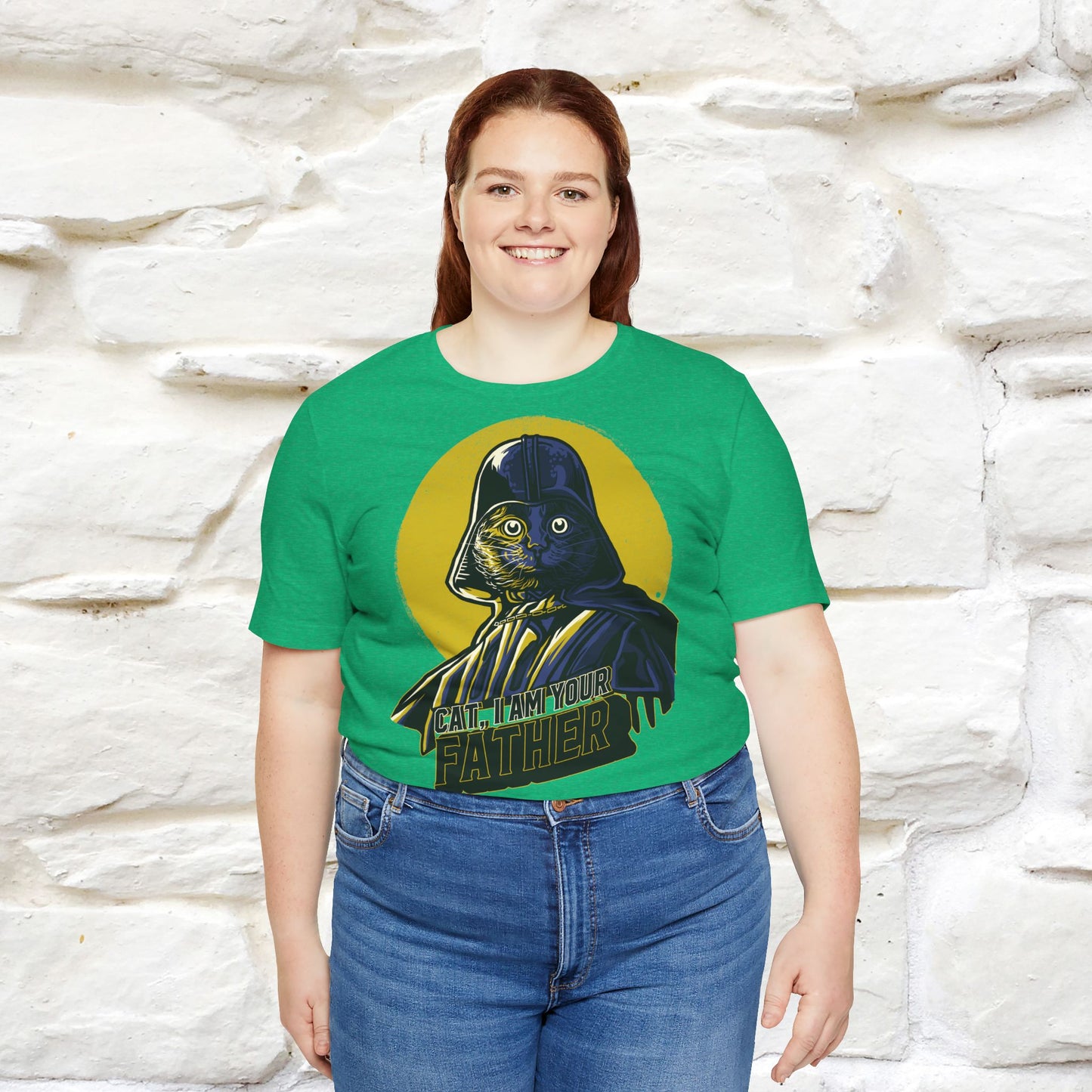 Cat I Am Your Father T-Shirt | Fun Cat & Movie Parody Tee for Men & Women | 100% Cotton