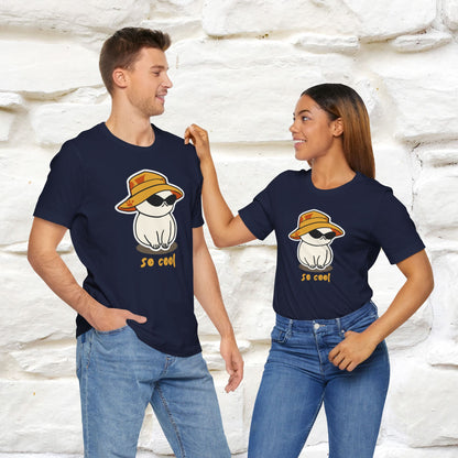 "So Cool" Cat T-Shirt for Men and Women | 100% Cotton* | Trendy Cat Apparel for Cat Lovers