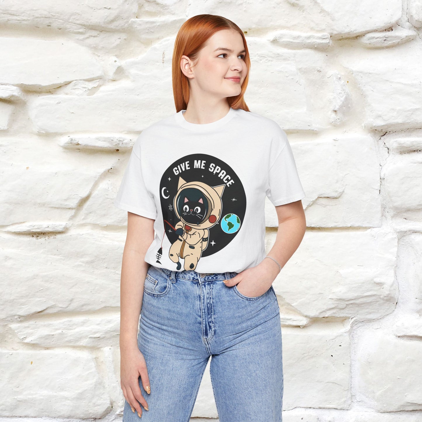 Give Me Space Cat T-Shirt for Men & Women | 100% Cotton* Funny  Tee