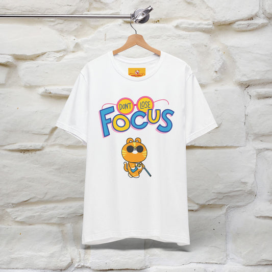 ''Don’t Lose Focus'' Cat T-Shirt | Nunu&Miao Studio - Nunu&Miao Studio