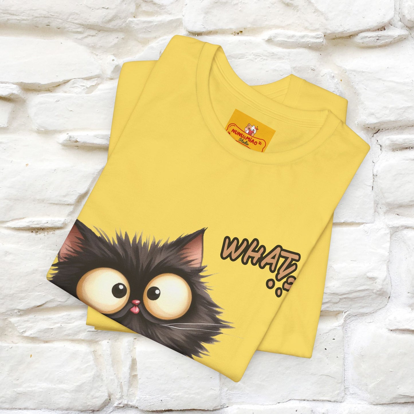 ''What ?'' | Cat T-Shirt  | Nunu&Miao Studio