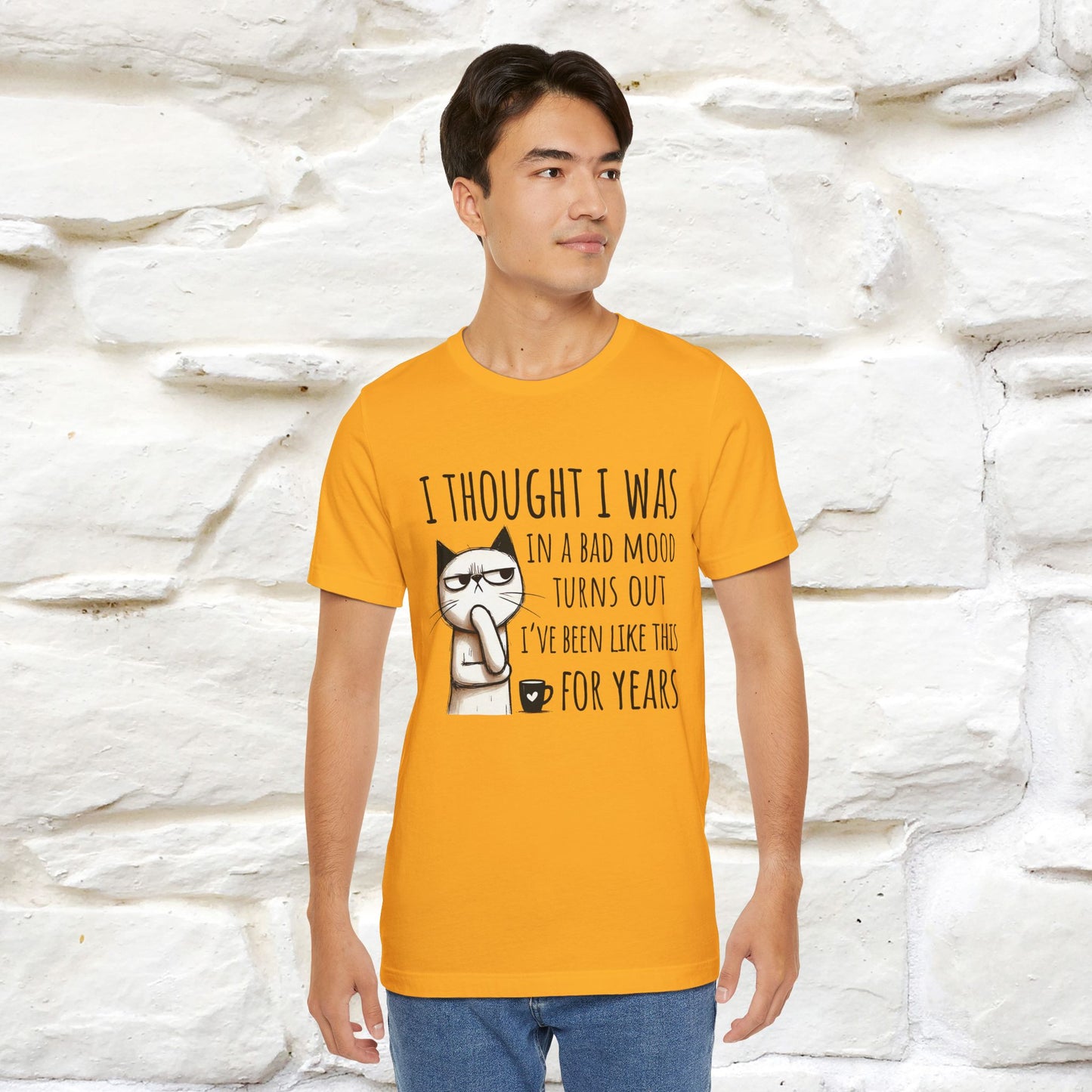 "I Thought I was In A Bad Mood.. " Cat  T-shirt |Nunu&Miao Studio