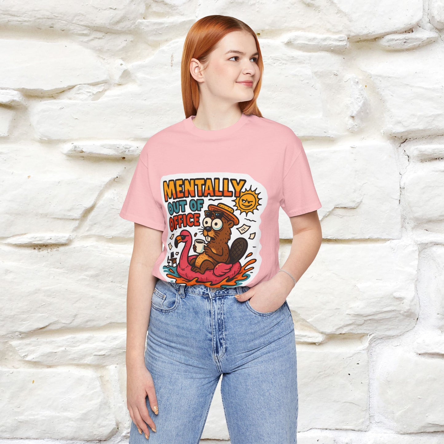 ''Mentally Out Of Office''|  Sarcastic Cat T-Shirt | Nunu&Miao Studio