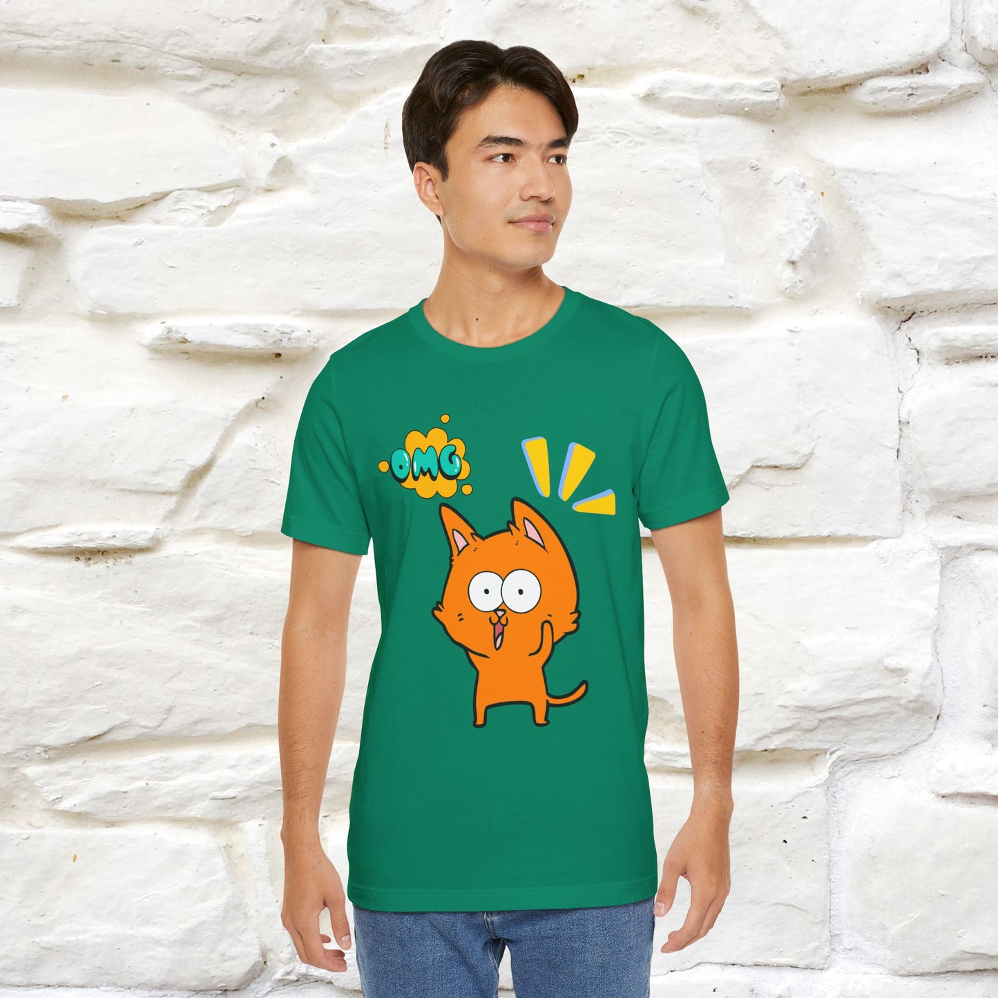 ''Oh My God'' Cat T-Shirt | Nunu&Miao Studio