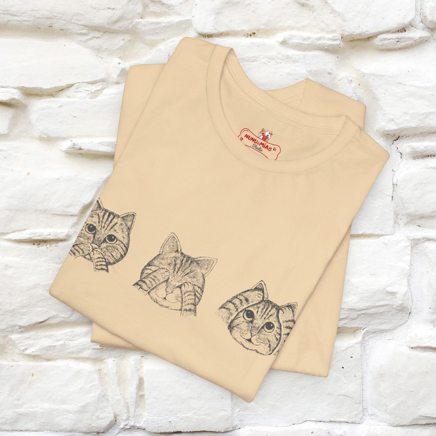 "Cute Cats" Funny Cat T-Shirt for Men & Women | 100% Cotton* - Nunu&Miao Studio
