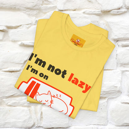 ''I am Not Lazy...'' Cat T-Shirt | Nunu&Miao Studio