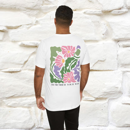 "Remember Your Why'' Cat T-Shirt Front and Back Design | Nunu&Miao Studio
