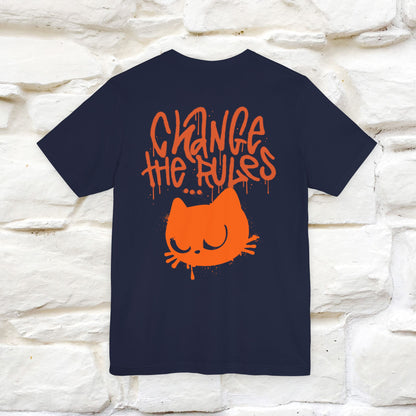 ''Change The Rules'' - Cat T-shirt -Nunu&Miao Studio - Nunu&Miao Studio