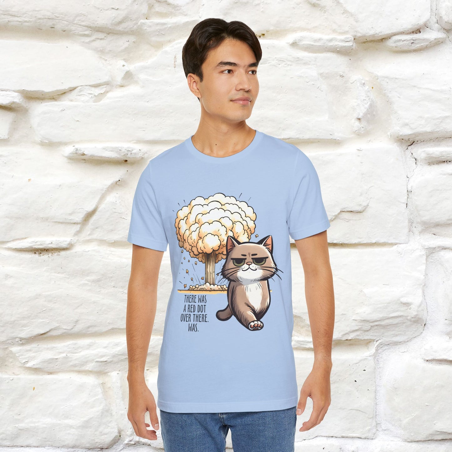''The Red Dot Chase'' Funny Cat T-Shirt | Nunu&Miao Studio