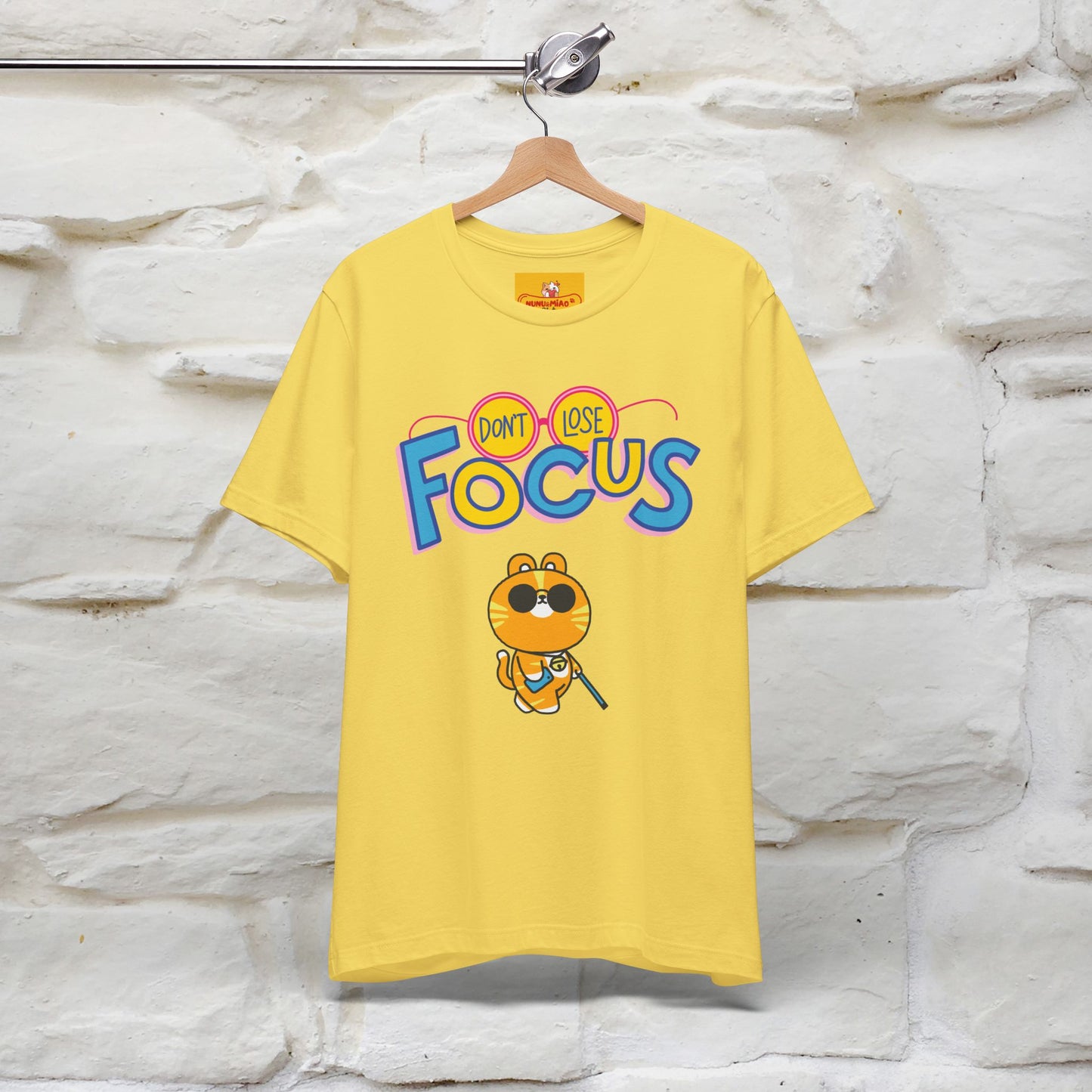 ''Don’t Lose Focus'' Cat T-Shirt | Nunu&Miao Studio