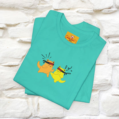 "You Have the Power to Protect Your Peace" Cat T-Shirt| Front & Back Design | Nunu&Miao Studio