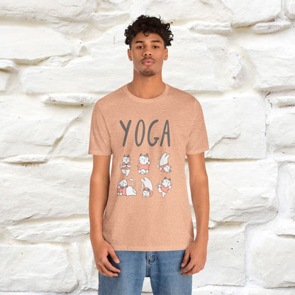 The Real Yoga Challenge Cat T-Shirt for Men & Women | 100% Cotton* Funny & Comfortable Tee