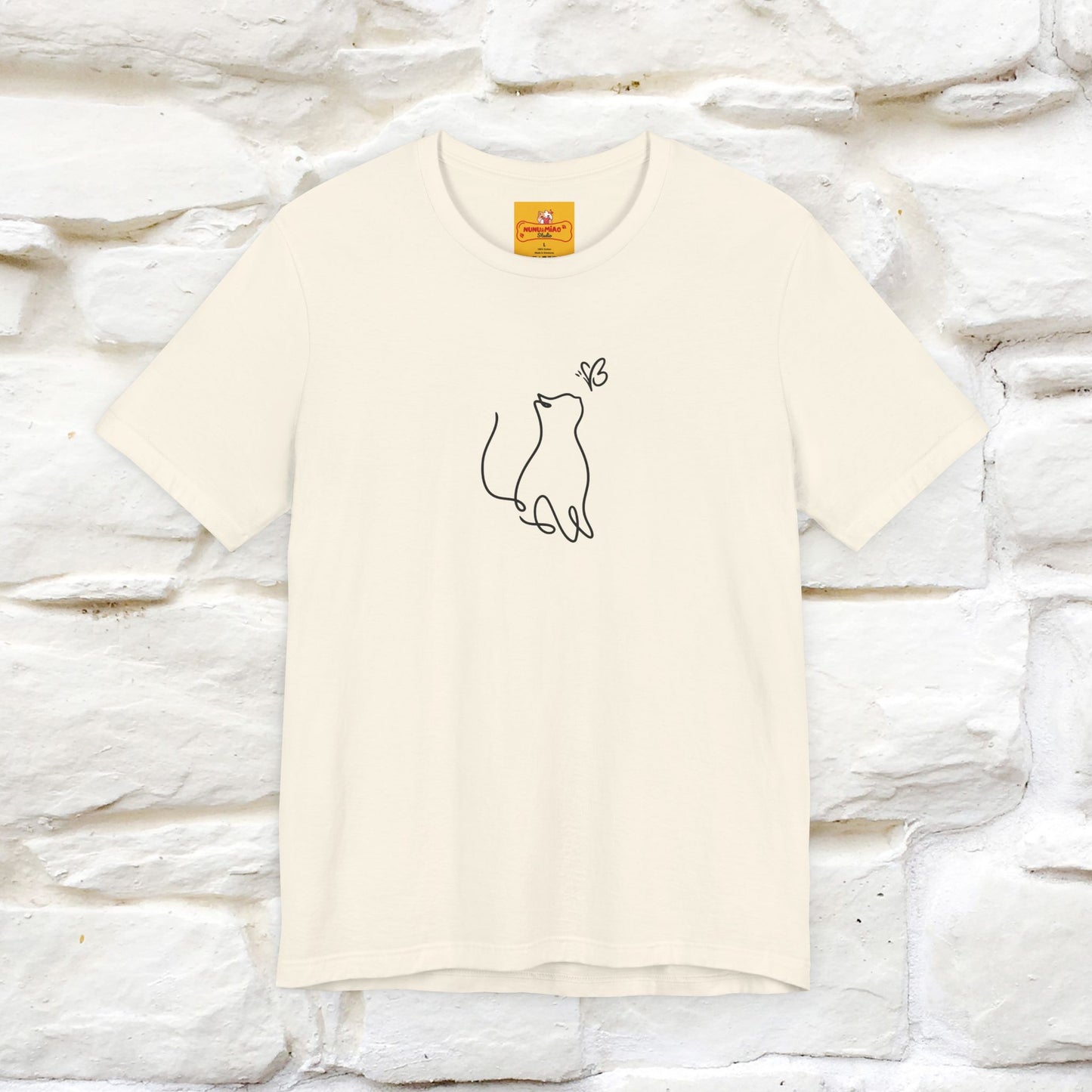 "Let Your Dreams Blossom'' Cat T-Shirt Front and Back Design | Nunu&Miao Studio