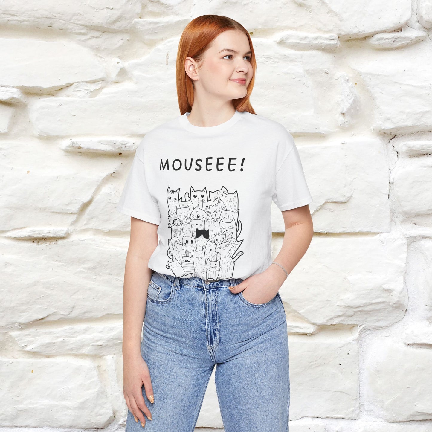 "Mouseee!" Cute Cat T-Shirt for Men & Women | 100% Cotton* 🐾