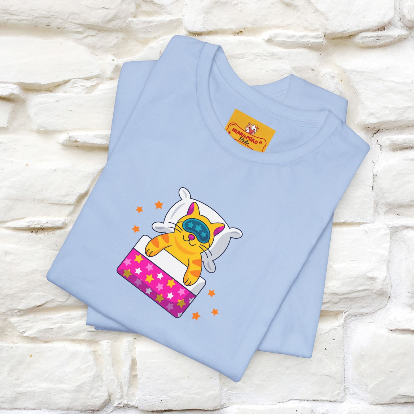 "I Am Sorry I Have Plans With My Bed" |  Cat T-Shirt | Front & Back Design | Nunu&Miao Studio