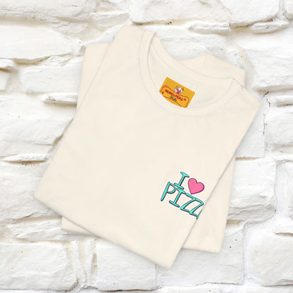 "I Love Pizza"| Cat T-shirt | Nunu&Miao Studio