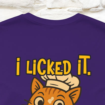 "I Licked It. It's Mine  " |Cat T-Shirt | Nunu&Miao Studio