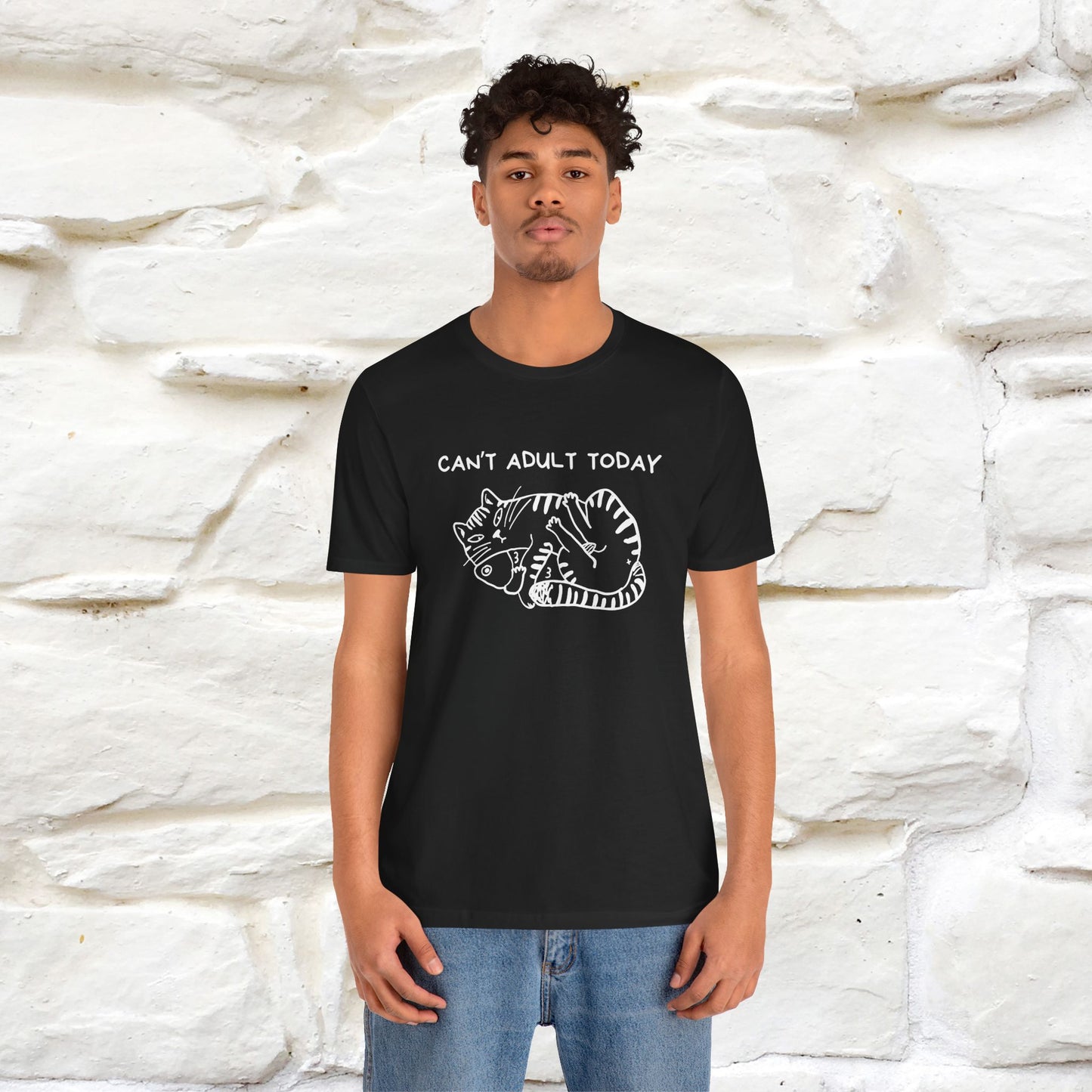 "Can't Adult Today" |Cat T-Shirt | Nunu&Miao Studio