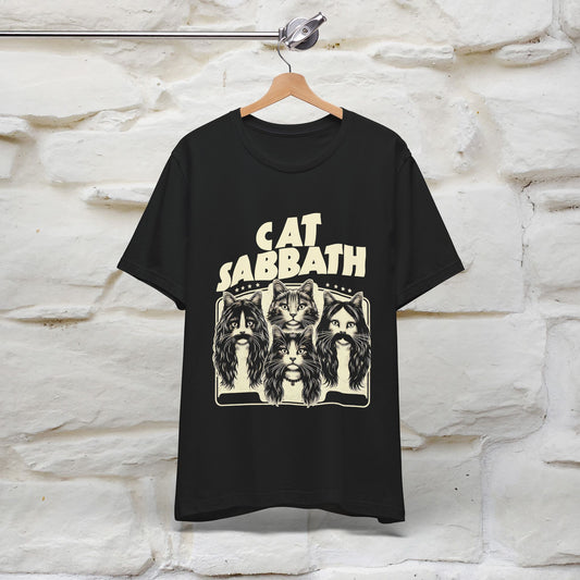 "Cat Sabbath" Cat T-shirt for Men & Women | 100% Cotton*| Feline-Inspired Tee