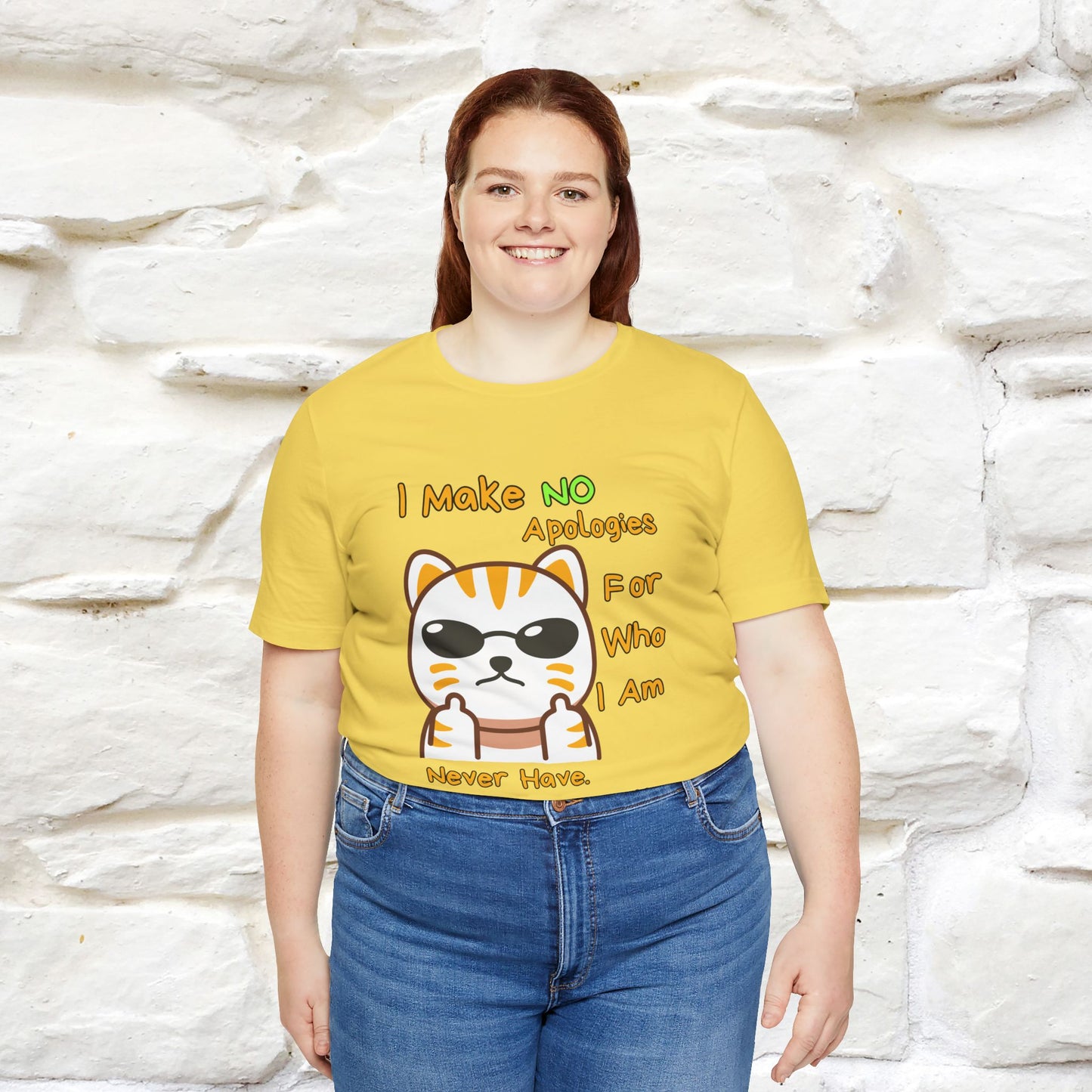"I Make No Apologies... " |Cat T-Shirt | Nunu&Miao Studio