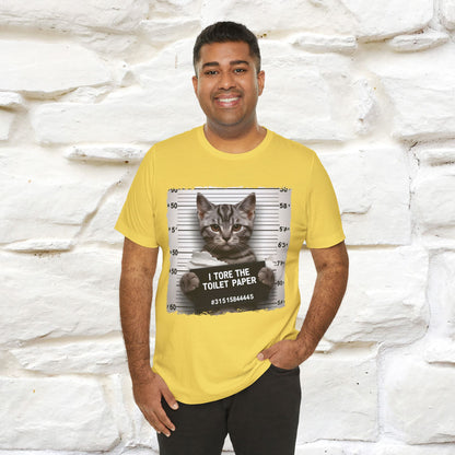 ''I Tore The Toilet Paper'' | Funny Cat T-Shirt | Nunu&Miao Studio