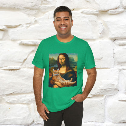 Mona Lisa’s Cat T-Shirt | Classic Art-Inspired Cat Tee for Men & Women | 100% Cotton*