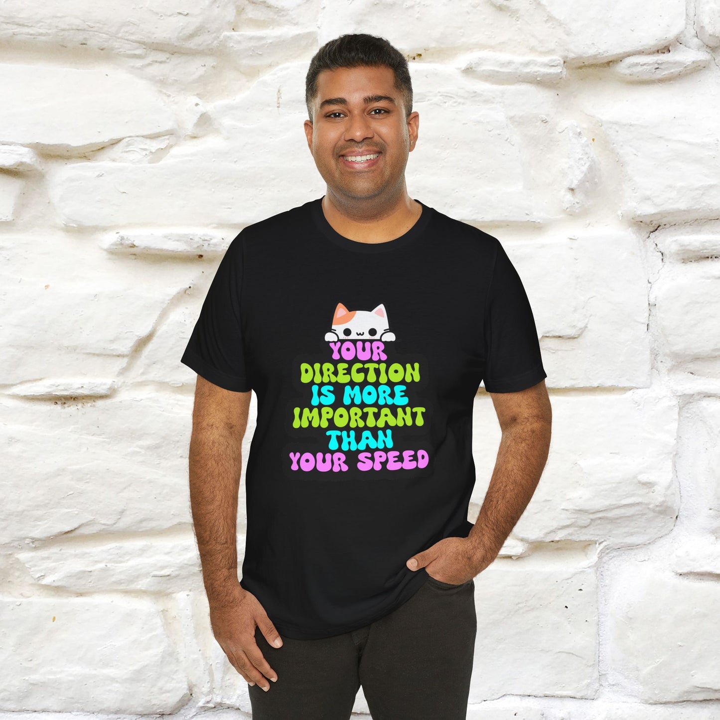 "Your Direction Is More ..." |  Cat T-shirt | Nunu&Miao Studio - Nunu&Miao Studio