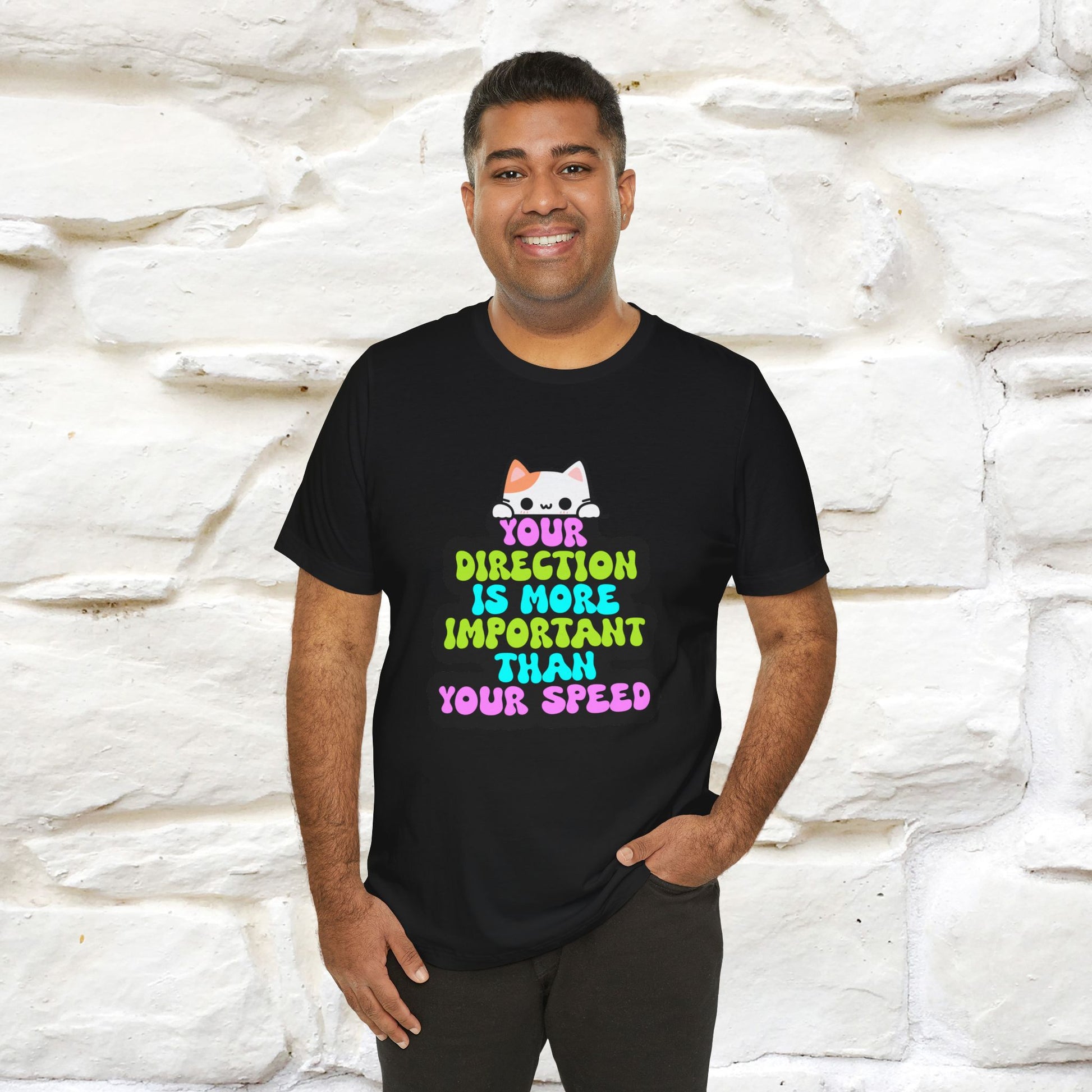 "Your Direction Is More ..." |  Cat T-shirt | Nunu&Miao Studio - Nunu&Miao Studio
