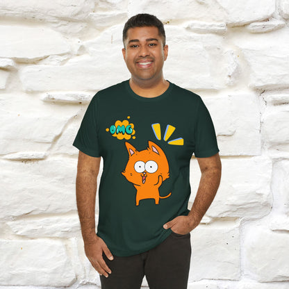 ''Oh My God'' Cat T-Shirt | Nunu&Miao Studio