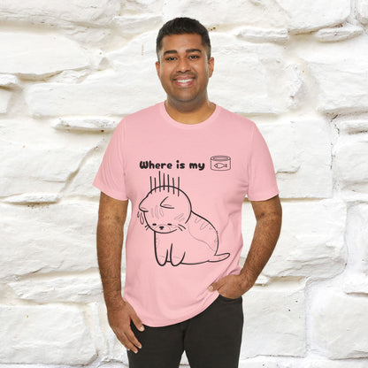 "Where Is My Tuna?" Cat T-Shirt | Nunu&Miao Studio