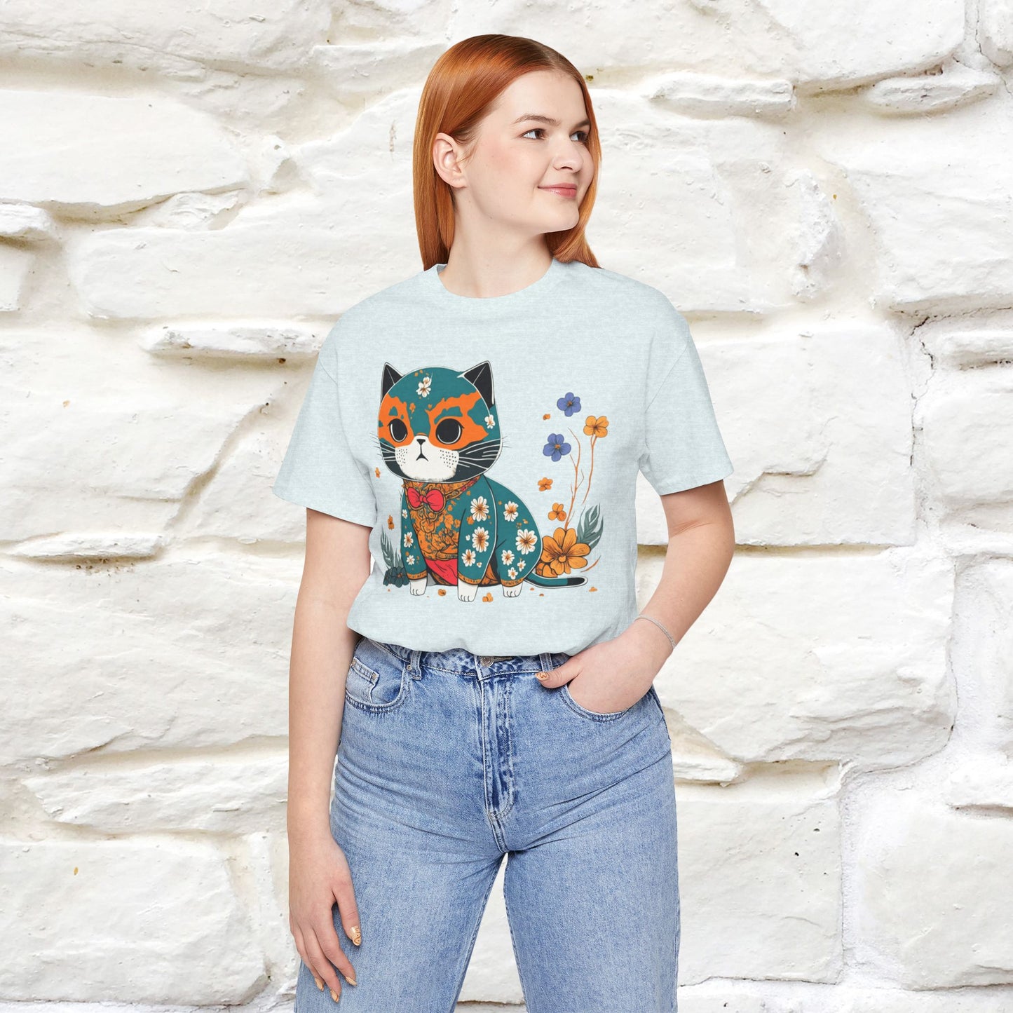 Zen Garden Cat: Japanese-Inspired T-Shirt for Men & Women | 100% Cotton*