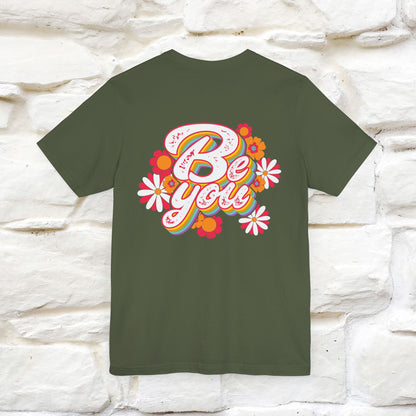 "Be You" Cat T-Shirt for Men & Women | Front & Back Design | 100% Cotton* 🐾