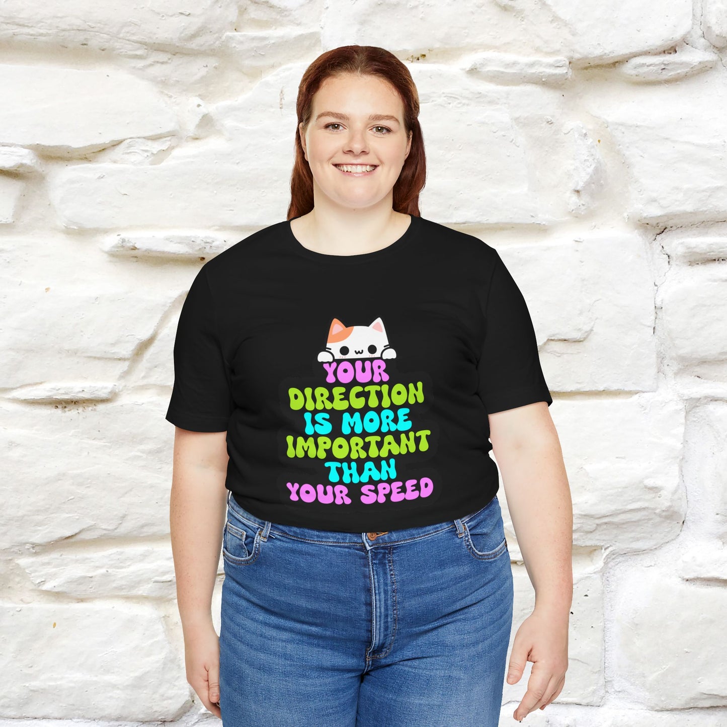 "Your Direction Is More ..." |  Cat T-shirt | Nunu&Miao Studio - Nunu&Miao Studio
