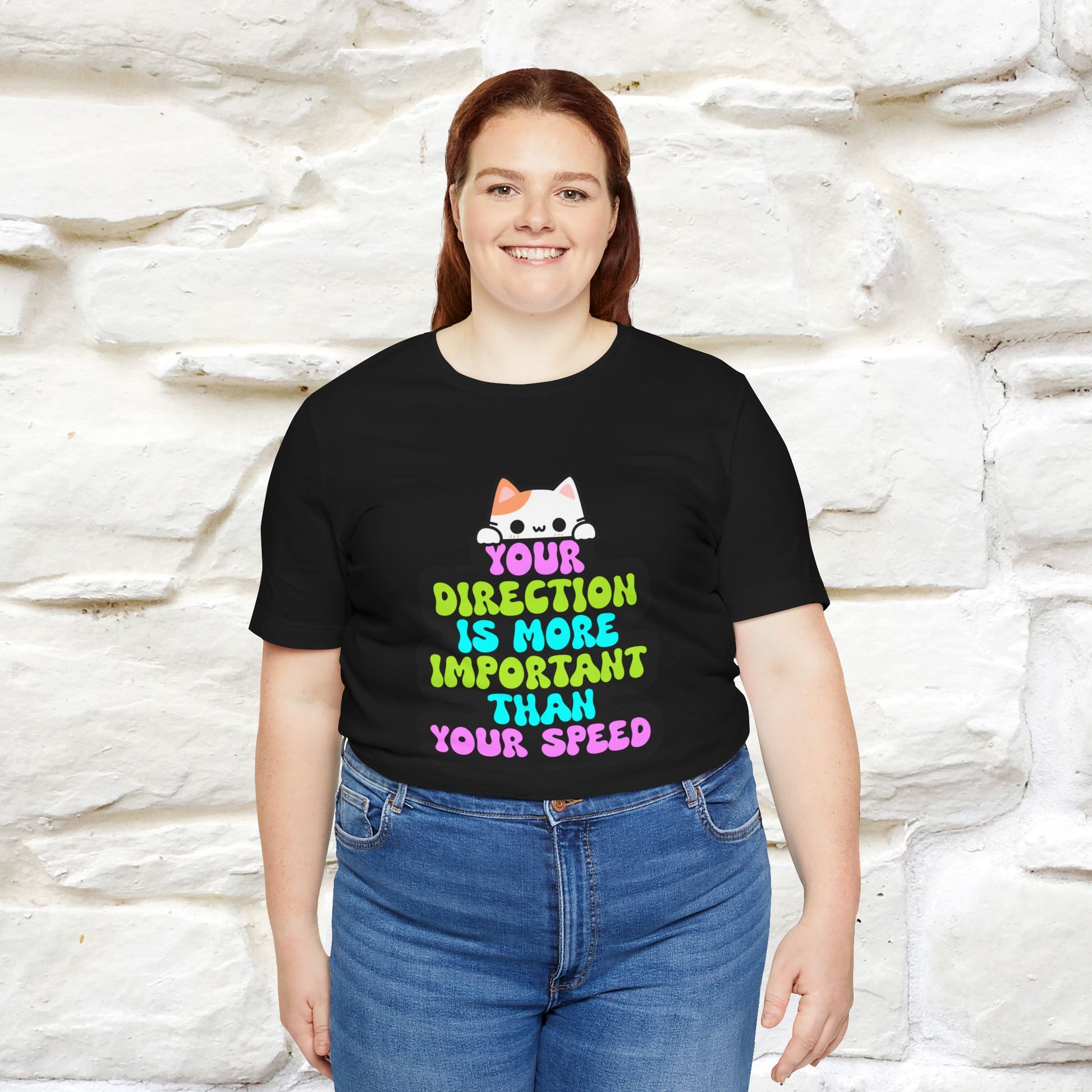 "Your Direction Is More ..." |  Cat T-shirt | Nunu&Miao Studio - Nunu&Miao Studio