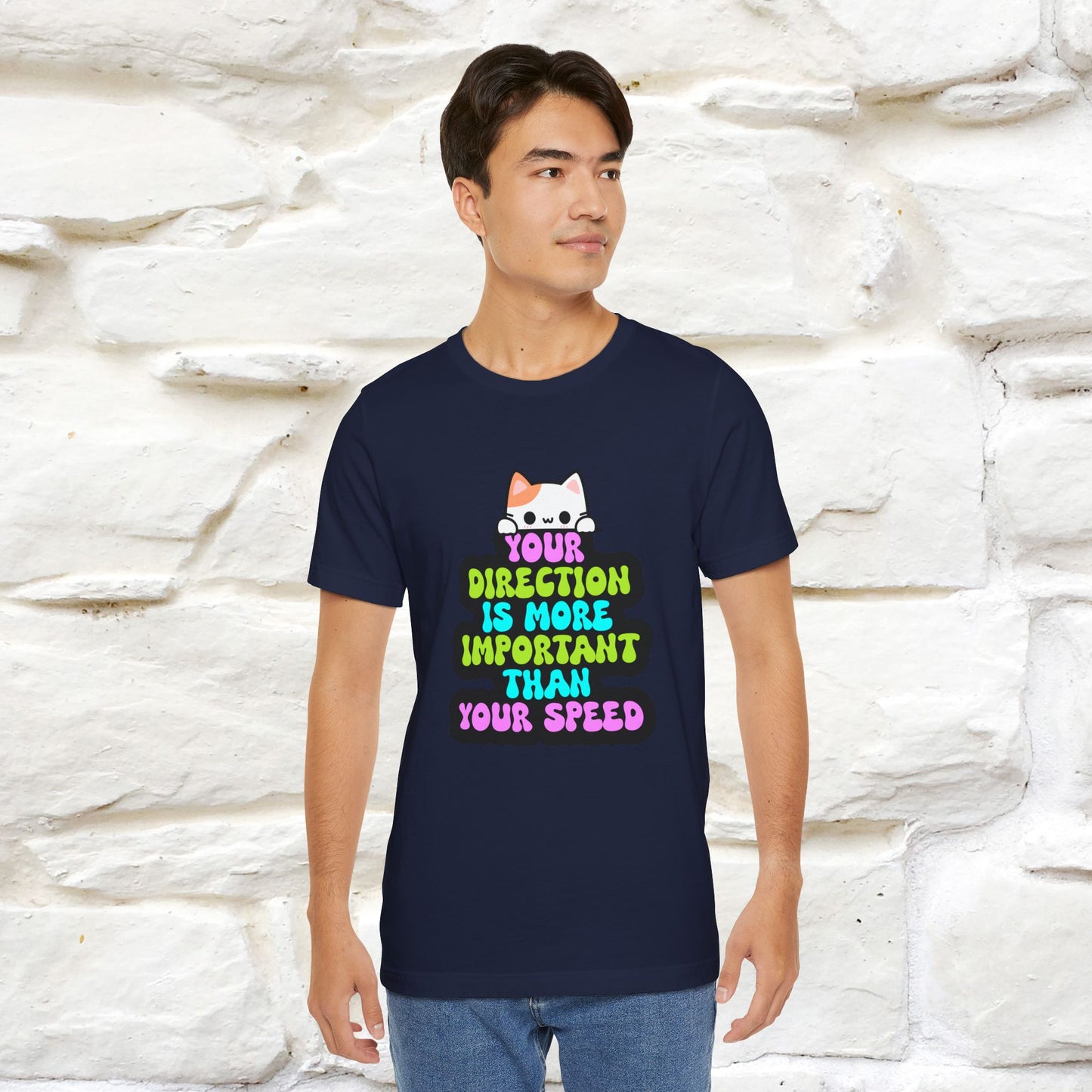 "Your Direction Is More ..." |  Cat T-shirt | Nunu&Miao Studio - Nunu&Miao Studio