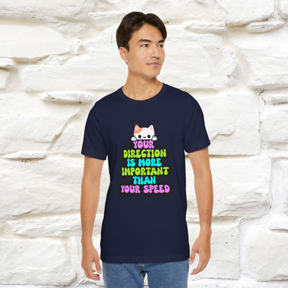 "Your Direction Is More ..." |  Cat T-shirt | Nunu&Miao Studio - Nunu&Miao Studio
