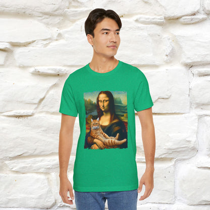 Mona Lisa’s Cat T-Shirt | Classic Art-Inspired Cat Tee for Men & Women | 100% Cotton*