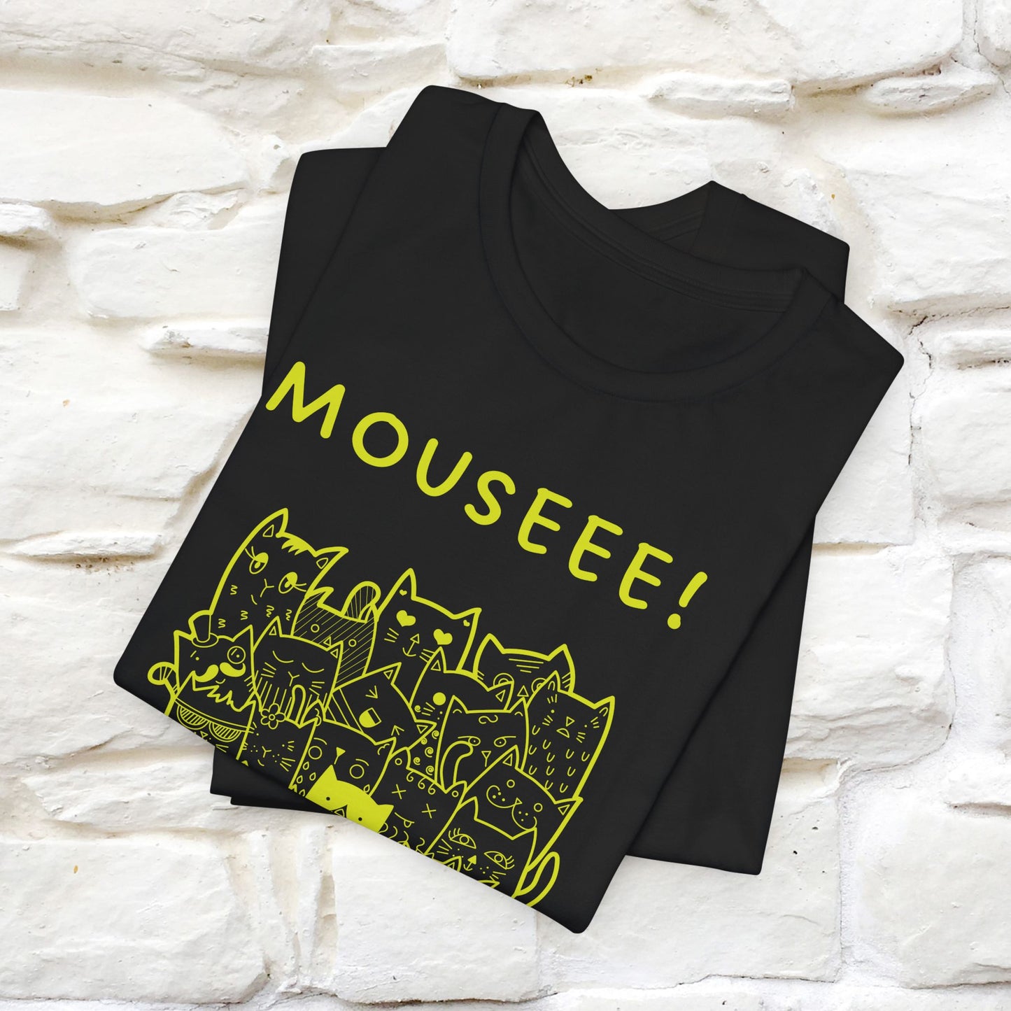 "Mouseee!" Cute Cat T-Shirt for Men & Women | 100% Cotton* 🐾