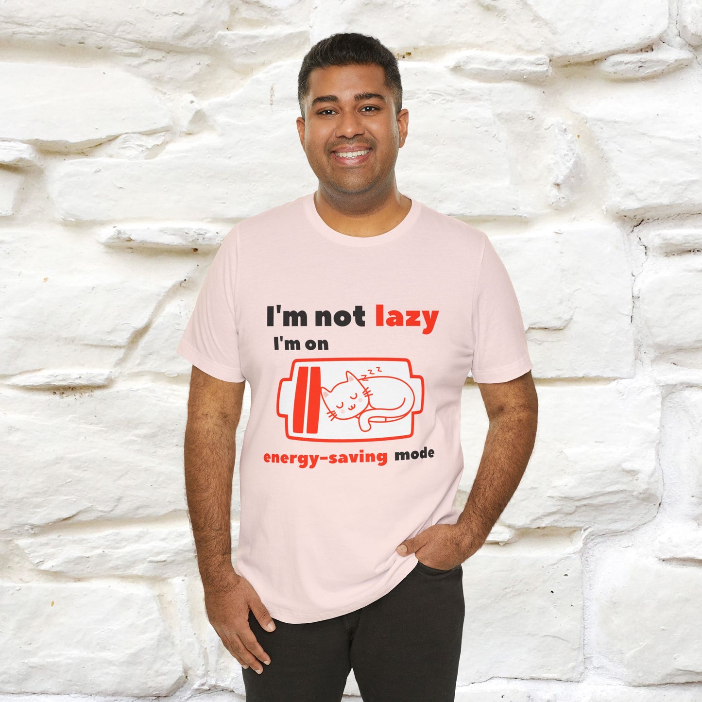 ''I am Not Lazy...'' Cat T-Shirt | Nunu&Miao Studio