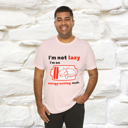 ''I am Not Lazy...'' Cat T-Shirt | Nunu&Miao Studio