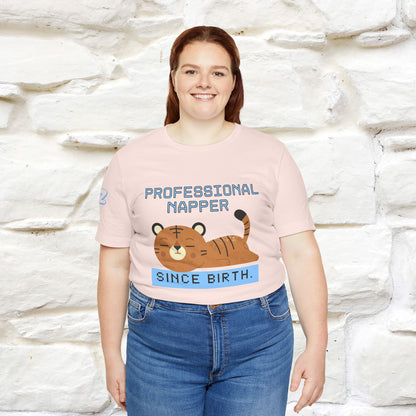 ''Professional napper since birth.''| CatT-Shirt | Nunu&Miao Studio