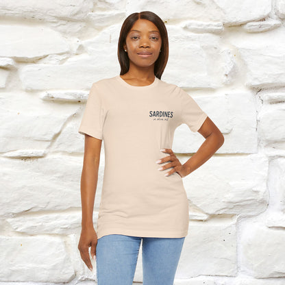 "Sardines In Olive Oil" Cute T-shirt | Front & Back Design|Nunu&Miao Studio - Nunu&Miao Studio