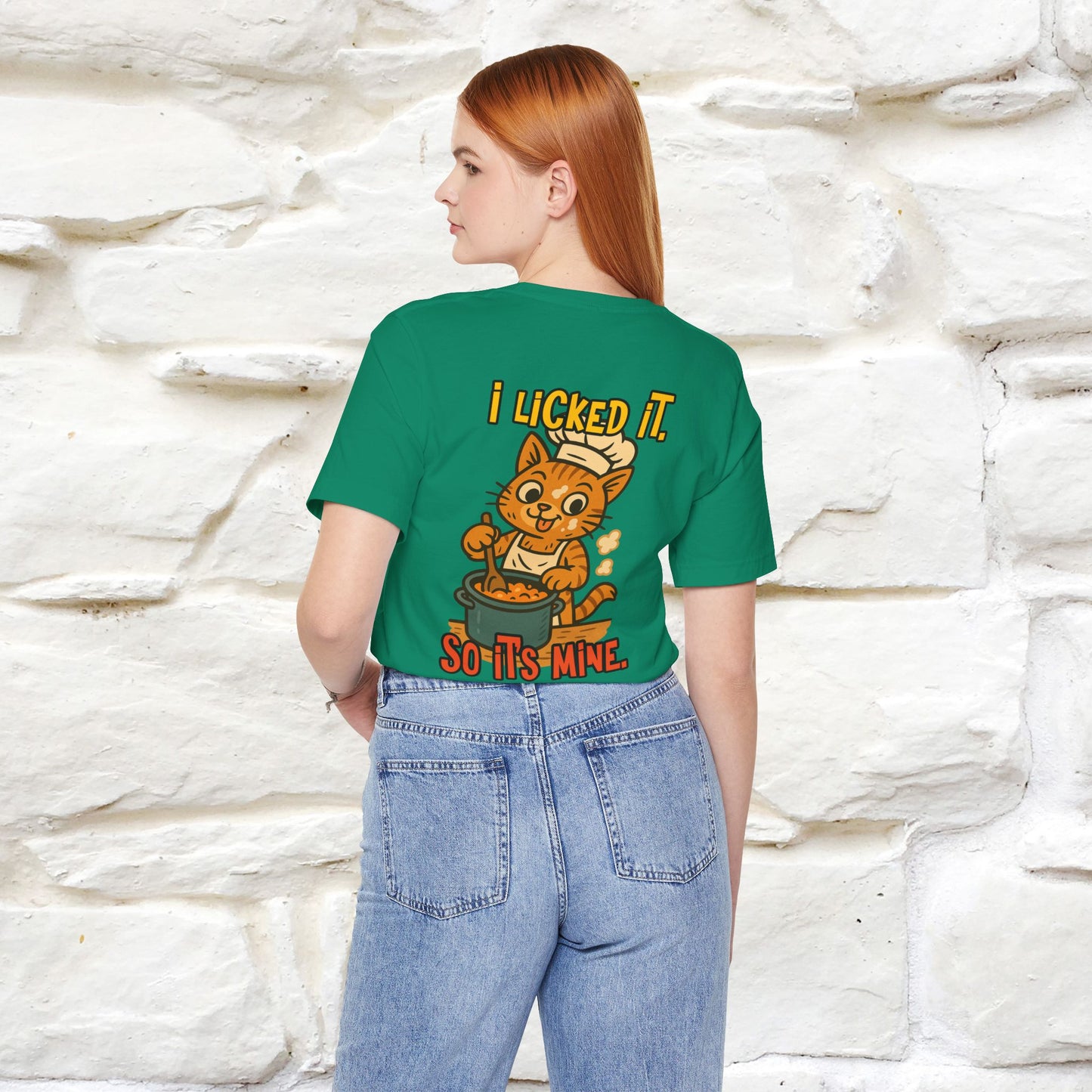 "I Licked It. It's Mine  " |Cat T-Shirt | Nunu&Miao Studio