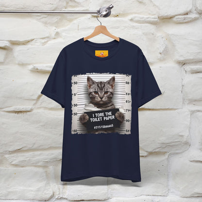 ''I Tore The Toilet Paper'' | Funny Cat T-Shirt | Nunu&Miao Studio