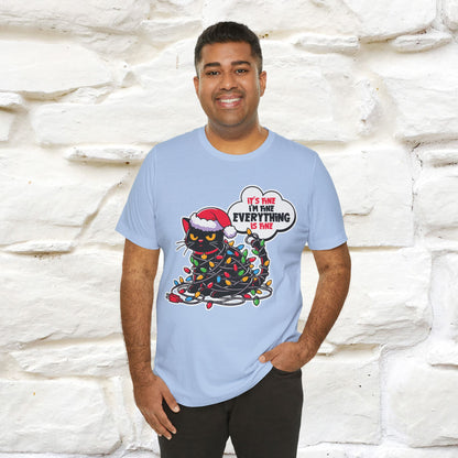 “Everything Is Fine..” | Cat T-Shirt | Nunu&Miao Studio