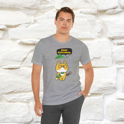 Keep Exploring T-Shirt for Men | 100% Cotton* Adventure Tee